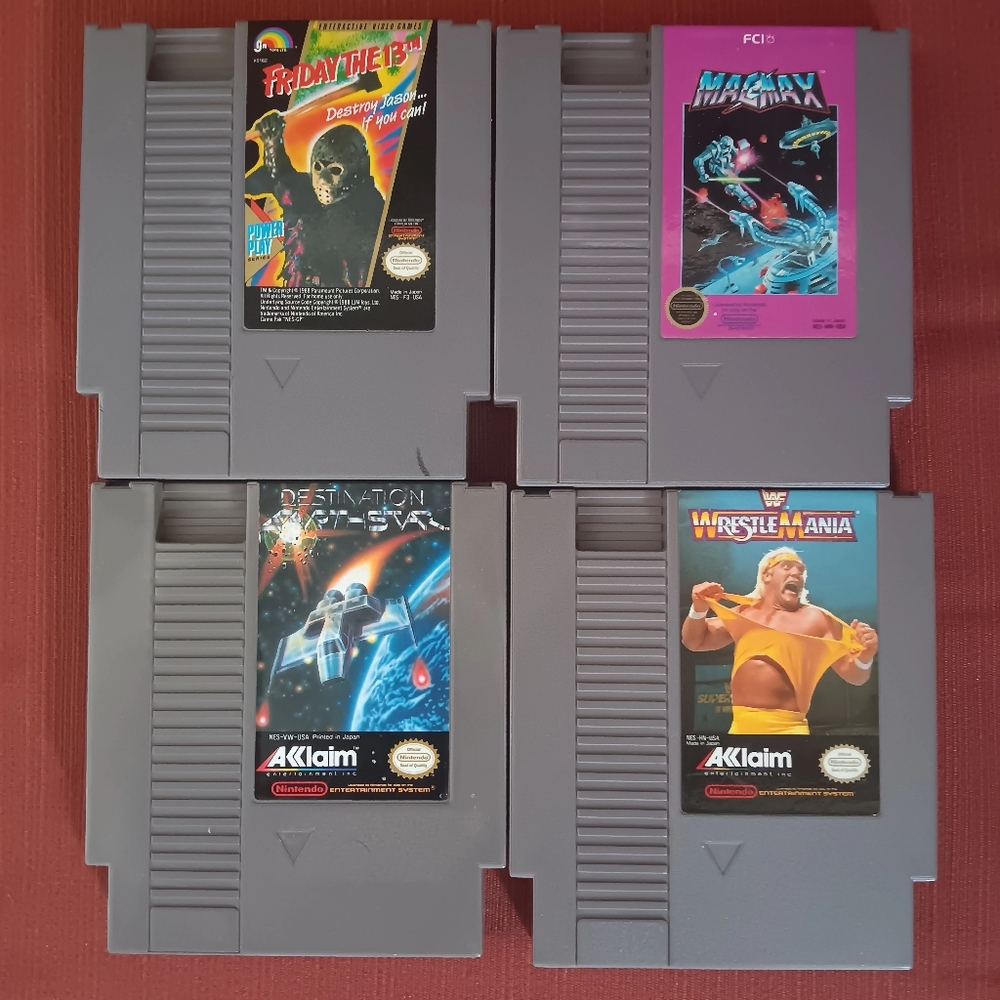 Lot of 4 Nintendo NES Games